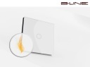 B-LINE СТЕКЛЯННЫЙ СЕНСОРНЫЙ ВЫКЛЮЧАТЕЛЬ 2G ДИММЕР B