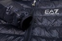 EMPORIO ARMANI EA7 prešívaná bunda s kapucňou zateplená NIGHT BLUE veľ. XXL Druh perový