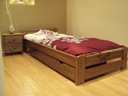 Деревянный сосновый ящик под кроватью, 150 см, ДУБ