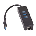 Hub AKYGA AK-AD-32 3 x USB 1x RJ45 15cm Kód výrobcu AK-AD-32