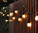 Garden Girlanda 15m +LED 4W G45 AMBER E27 ⌀4,5cm Dĺžka 1500 cm