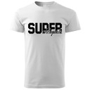 белая футболка SUPER BOY XS - 5XL