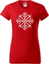 Dámske tričko Darček Santa Claus Snehulienka Dominujúca farba viacfarebná