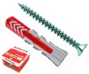 Дюбель-расширитель FISCHER DUOPOWER 8x40S 10 шт.