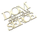 DEKOR DOM JEST TAM GDZIE TWOJE SERCE 150x123mm VK1