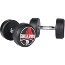 Gorilla Sports Guľaté jednoručné činky, gumové, 2 x 15 kg Model Gorilla Sports