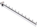 WIESZAK SKOŚNY BOLCE 40cm CHROM SZYNA UNIVERSAL a1