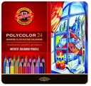 POLYCOLOR КАРАНДАШИ 24 ЦВЕТА KOH-I-NOOR 3824