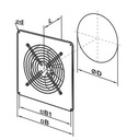 Nástenný axiálny ventilátor OV1 315 1700m3/h Značka SystemHome