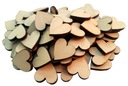 Сердечки деревянные из фанеры 100 штук сердечек 4,5 см.