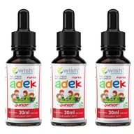 Adek вітамін A D3 E K2 MK - 7 для дітей 3x 30ml