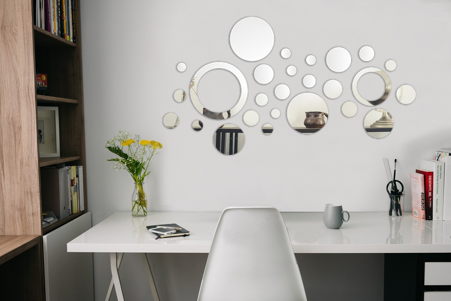 Dekoracyjne lustro na ścianę DUŻE mnóstwo wzorów 7098764466 - Allegro.pl