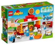 LEGO Duplo 10834 - Pizzeria Kocky pre 2 -3 ročné dieťa pre veky 2-5 Originál