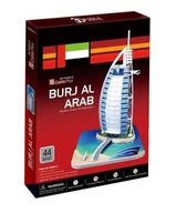 3D puzzle 46 dielikov. Mrakodrap Burj Al Arab