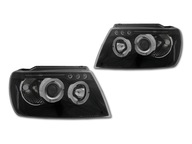 Фара кольца led angel jeep grand cherokee wj - фото