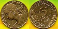 Francja 5 Centimes 1996 r.