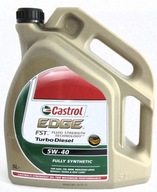 Olej Castrol EDGE Turbo Diesel 5v40 5L RYBNIK SYNT