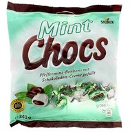 STORCK MINT CHOCS MÄTOVÉ CUKRÍKY S ČOKOLÁDOU 340G