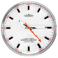 Nástenné hodiny CHERMOND biela 34cm + Batéria