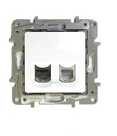 LEGRAND NILOE- ZÁSUVKA RJ12+RJ45 KAT. 5 UTP BIELA 664772