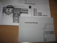 Mercedes E klasa polska instrukcja obsługi W124 D