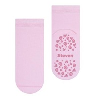 Ponožky bavlna hladké ružové ABS 6-12 mcy