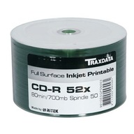 Ritek CD-R White Printable - 50 kusov Traxdata