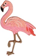 Nášivka Termolepiace nášivky Flaming Flamingo
