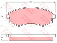 Тормозные колодки, колодки тормоза p nissan 200sx bluebird primera -98 trw - фото