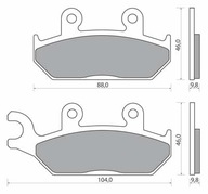 Тормозные колодки, колодки перед yamaha xt 600 xt600 e xtz 660 tenere