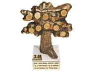 statuetka Drzewko Szczęścia z grosikami prezent 18