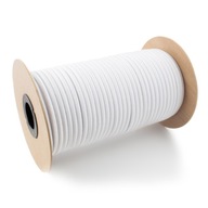 Elastické lano Gumový expandér Guma na plachty biela 5mm 50m