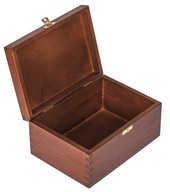Drevená krabička 22x16x10,5 šperkovnica Orech eko