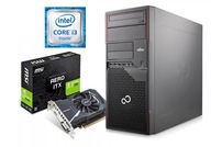 PC játék Fujitsu 3,30GHz SSD 4GB MSI 1030