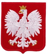 Vyšívaná nášivka ZNAČKA Poľský VOJENSKÁ NA gala uniformu vzor MON