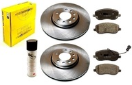 Тормозные диски, диск тормозные колодки, колодки fiat croma ii 2005- перед 305mm x 28mm