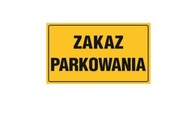 PVC TABULIEK ZÁKAZ PARKOVANIA 20x33cm