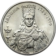 Poľsko PRL - minca - 100 Zlatých 1988 JEDWIGA 1384-1399 - MINCOVSKÁ UNC