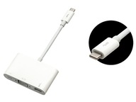 Adaptér Prolech VGA USB-C biely