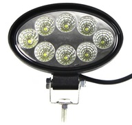 Фара рабочая 8 led owalna 9-36v противотуманка акция - фото