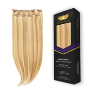 Vlasy pripevnené prírodné CLIP-IN 50-55cm 3 pásky