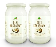 OLEJ KOKOSOWY 2x 900ml NIERAFINOWANY EXTRA VIRGIN