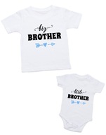 Súprava trička pre deti súrodencov bratia