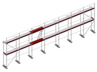 RUSZTOWANIE RUSZTOWANIA ELEWACYJNE PLETTAC 140 m²