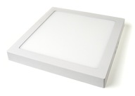 LED PANEL NA OMIETKU ŠTVOREC 24W STROPNÉ SVIETIDLO BIELY NEUTRÁLNY 4500K