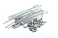 Комплект szprych szprychy+nyple 36szt 145mm хром, хромом enduro simson
