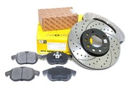 Спортивные тормозные диски, диск 285mm+тормозные колодки, колодки перед opel signum - фото