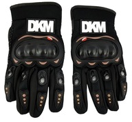 Cyklistické rukavice DKM veľ. M čierne