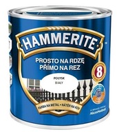 HAMMERITE FARBA NA RDZĘ BIAŁY POŁYSK 0,7L