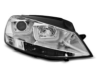 Фари, лампи перед vw golf 7 хром led денний rl діодне - фото